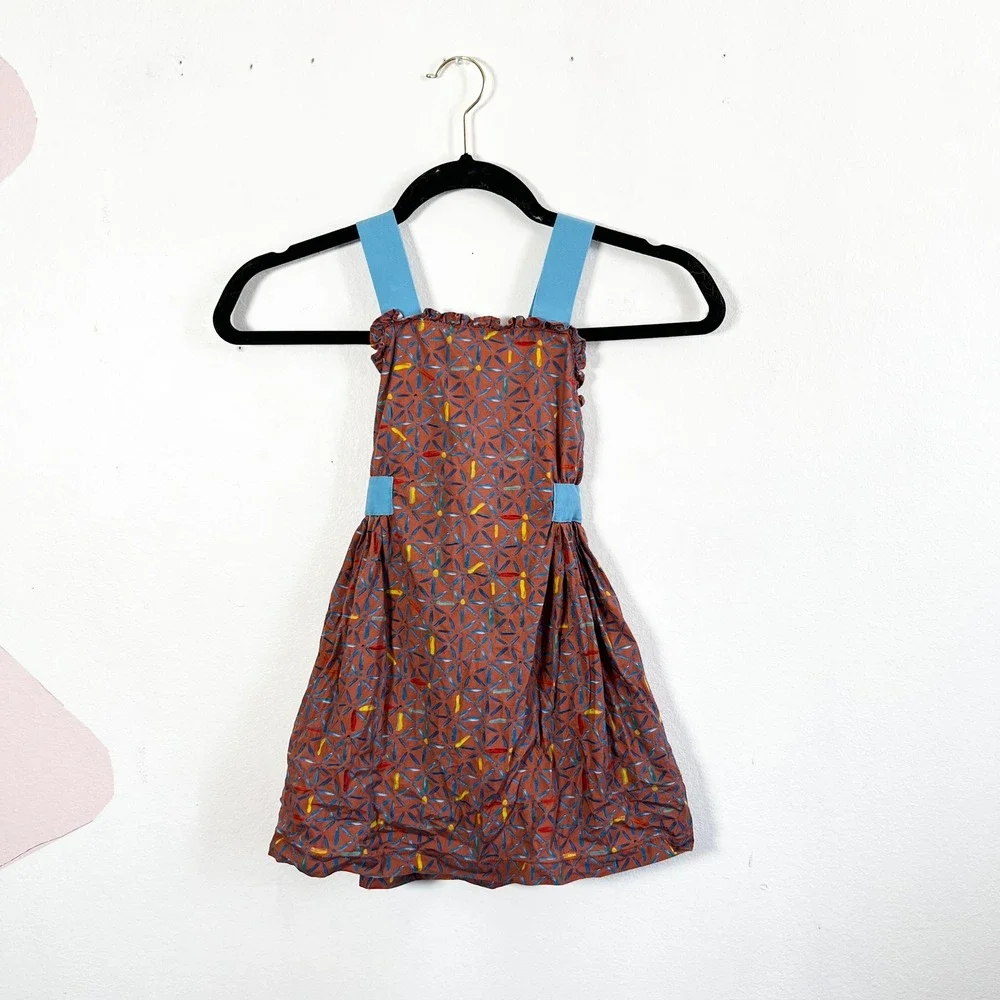 Oso & Me Carolyne Dress Geometric‎ Print Sz 3T 4T